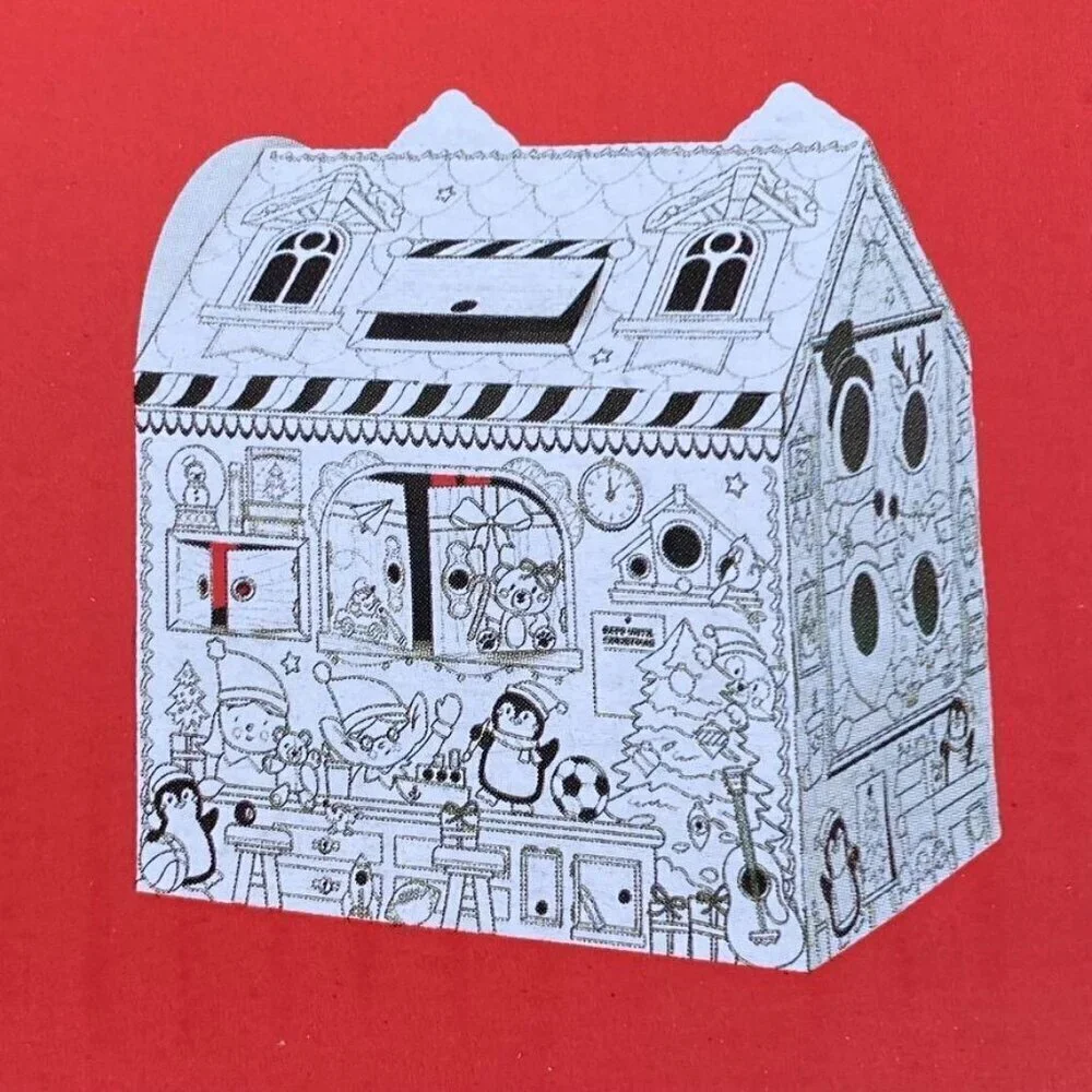 Christmas Craft Color-Your-Own Santa's Workshop Fort - Mondo Llama™